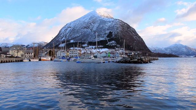 Volda harbour, Norway