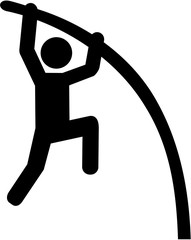 Pole vault pictogram