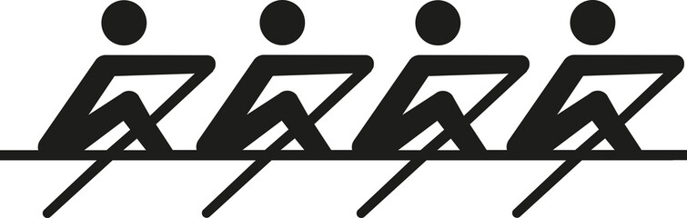 Rowing - coxeless four