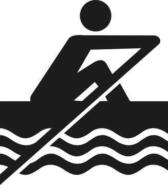 Rowing pictogram