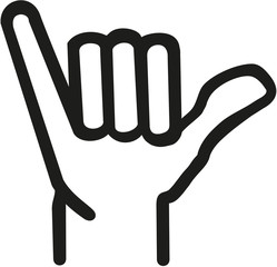 Shaka hand icon