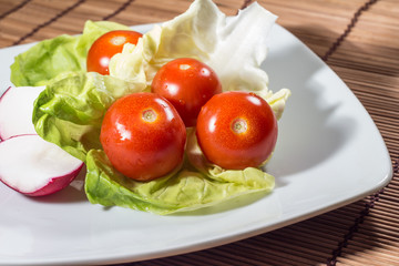 Fresh vegetable dish