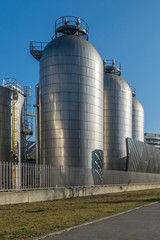 Silos  dell'Iren di Torino - Centrale termica, riscaldamento centralizzato