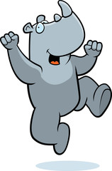 Rhino Jumping