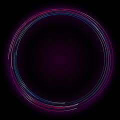 Glowing frame. Vector illustration EPS 10