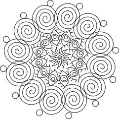 Coloring pictures mandalas for adults