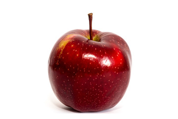 Obraz na płótnie Canvas Red apple isolated on the white background