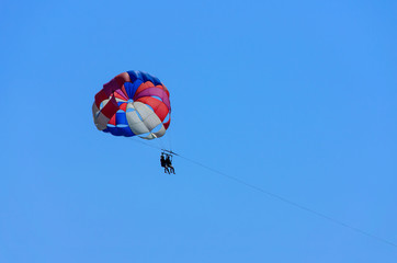 Flying on a parachute