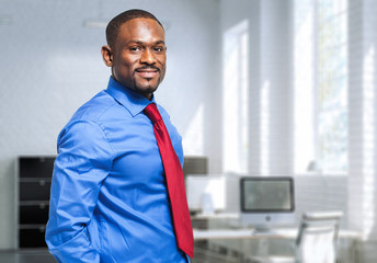 Portrait of an handsome businessman