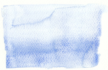 blue textures watercolor on rough paper background