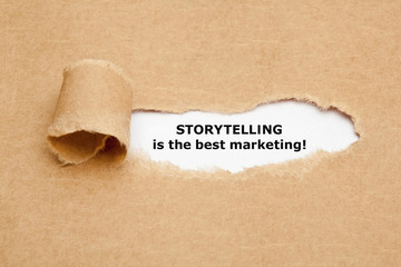 Storytelling Is The Best Marketing - obrazy, fototapety, plakaty