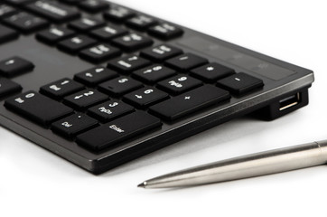 Keyboard and pen