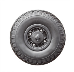 Trolley wheel isolated on white background