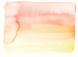 paper wet yellow red tones watercolor background