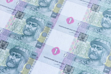 Ukrainian money pattern / background