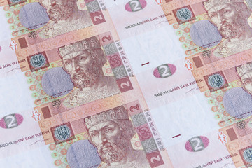 Ukrainian money pattern / background