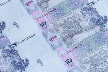 Ukrainian money pattern / background