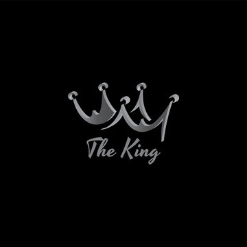king crown logo template