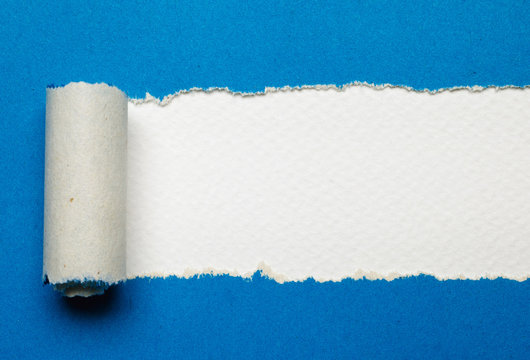 blue paper with whitebackground