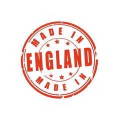 Made in England vector stamp