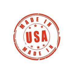 Made in USA vector stamp