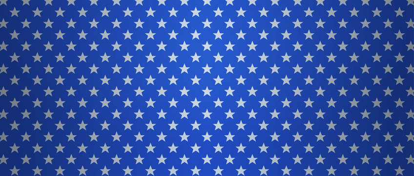Patriotic US background with stars