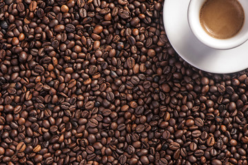 coffee beans background