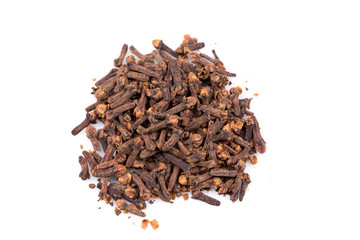 Cloves isolated on white background