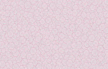 This is an illustration of pink hexagonal pattern background