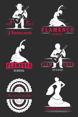 Set Logos and Badges Flamenco