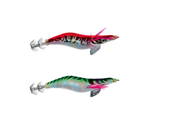 Fishing bait isolated on white background