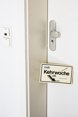 Kehrwoche reminder - the rotation of cleaning duties