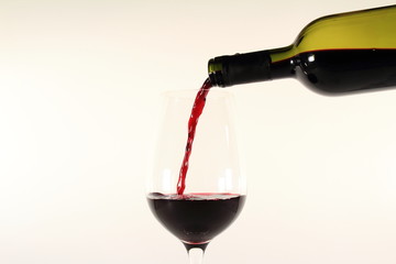 Ein Glas Rotwein