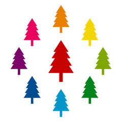 Fototapeta premium Colorfull icons set