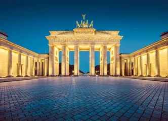 Fotobehang Brandenburg Gate at night, Berlin, Germany © JFL Photography