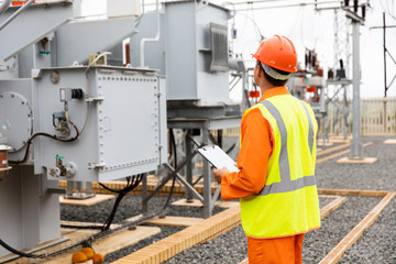 electricity company substation worker
