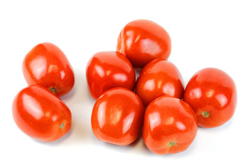 tomato on white background