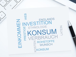 Naklejka premium Konsum