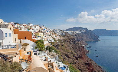 Santorini - The look from Oia to east