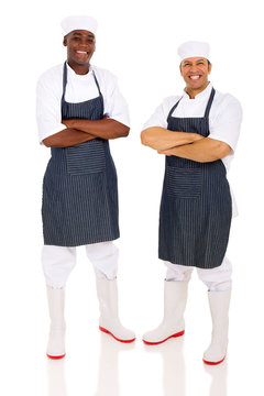 Butchers With Arms Folded