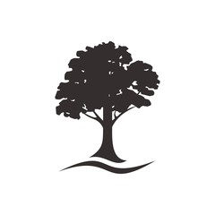 oak tree logo - obrazy, fototapety, plakaty