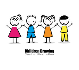 children drawing design 