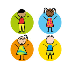 children drawing design 