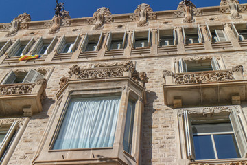 modernist building from barcelona