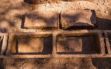 Earthen brick making