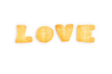 snack food with message 