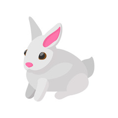 Fototapeta na wymiar Easter bunny cartoon icon