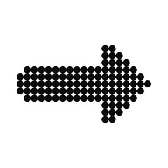 Right arrow black simple icon