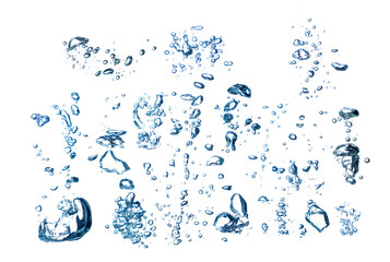 collection of of underwater bubbles