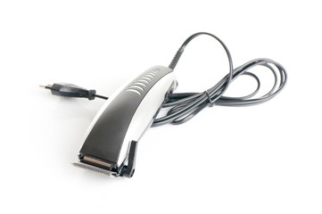 haircut machine for men on white background